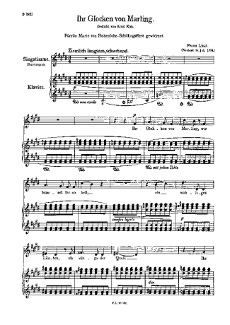 Franz Liszt  score for Piano