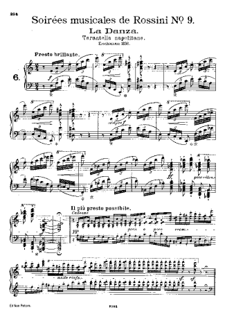 Franz Liszt  score for Piano