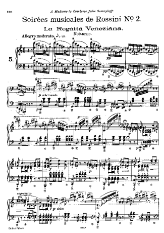 Franz Liszt  score for Piano