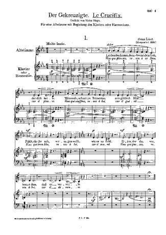 Franz Liszt  score for Piano