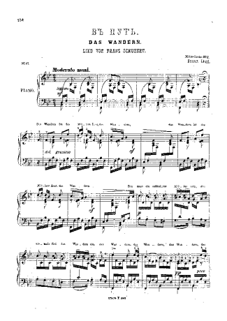 Franz Liszt  score for Piano