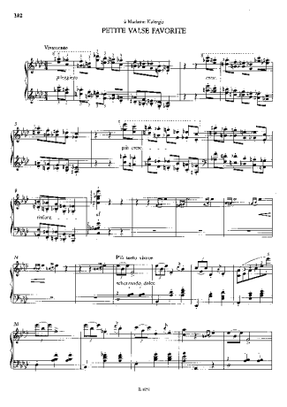 Franz Liszt  score for Piano