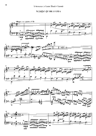 Franz Liszt  score for Piano