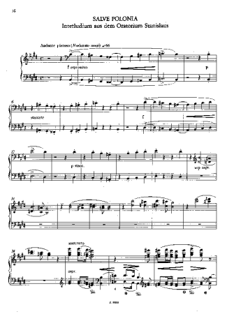 Franz Liszt  score for Piano