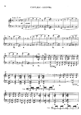 Franz Liszt  score for Piano