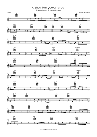 Fundo de Quintal  score for Acoustic Guitar