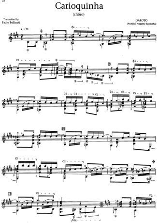 Garoto Carioquinha score for Acoustic Guitar