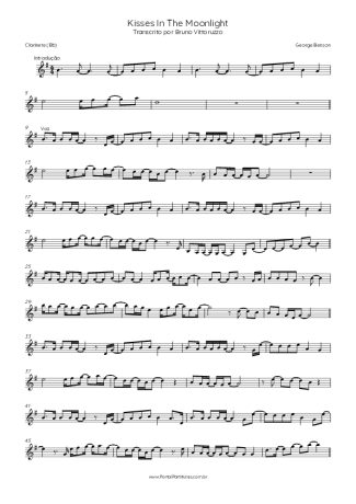 George Benson  score for Clarinet (Bb)