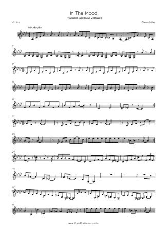 Glenn Miller  score for Violin