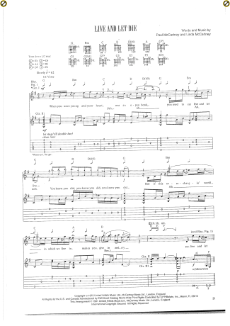 Guns N Roses  score for Guitar