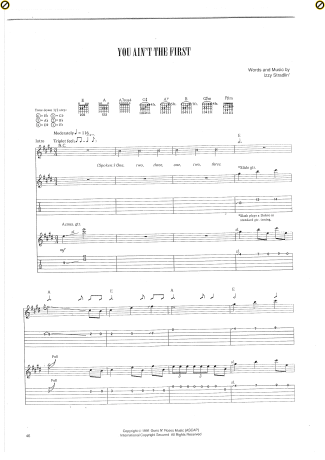 Guns N Roses  score for Guitar