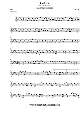 Halsey  score for Flute