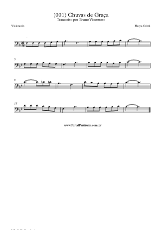 Harpa Cristã  score for Cello