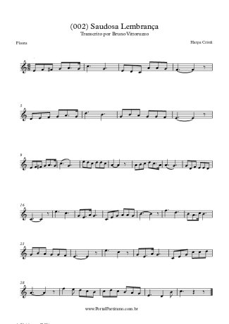 Harpa Cristã  score for Flute