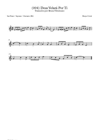 Harpa Cristã  score for Tenor Saxophone Soprano (Bb)