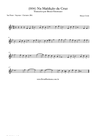 Harpa Cristã  score for Tenor Saxophone Soprano (Bb)