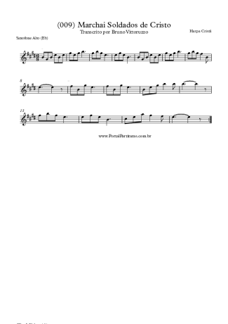 Harpa Cristã  score for Alto Saxophone