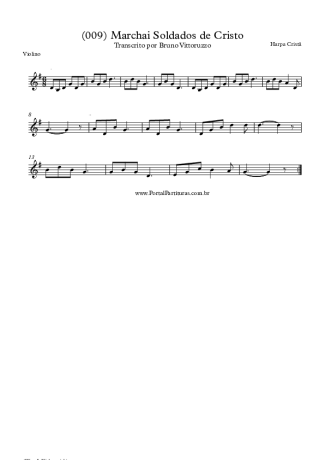 Harpa Cristã  score for Violin