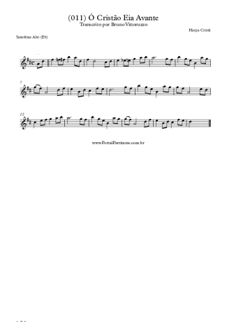 Harpa Cristã  score for Alto Saxophone