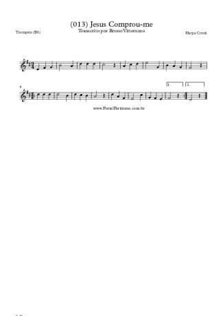 Harpa Cristã  score for Trumpet