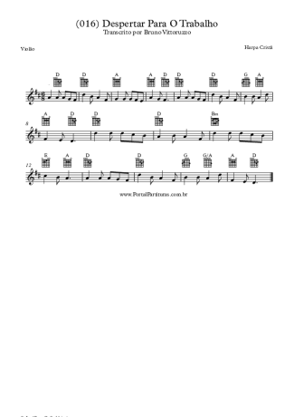 Harpa Cristã  score for Acoustic Guitar