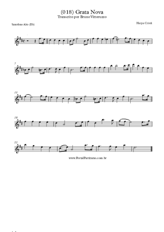 Harpa Cristã  score for Alto Saxophone