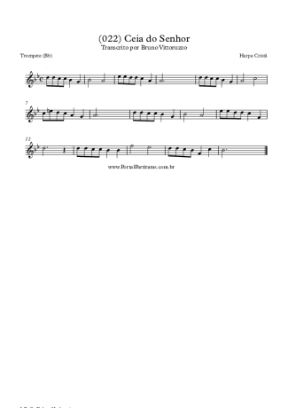 Harpa Cristã  score for Trumpet