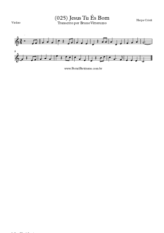 Harpa Cristã  score for Violin