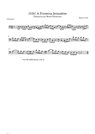 Harpa Cristã  score for Cello