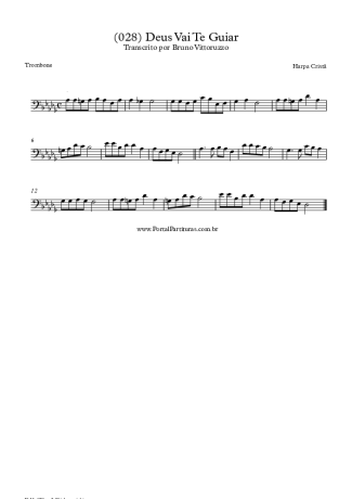 Harpa Cristã  score for Trombone