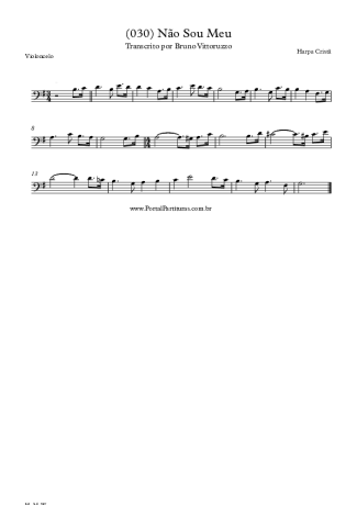 Harpa Cristã  score for Cello