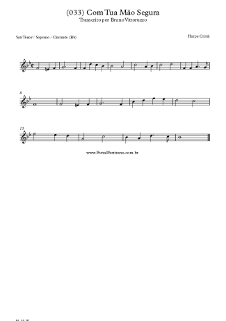 Harpa Cristã  score for Tenor Saxophone Soprano (Bb)