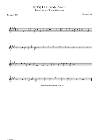 Harpa Cristã  score for Trumpet