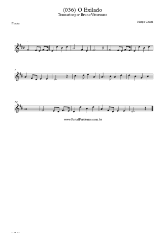 Harpa Cristã  score for Flute