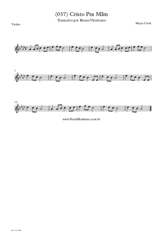 Harpa Cristã  score for Violin