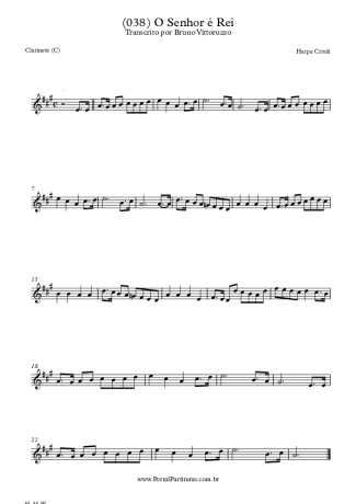 Harpa Cristã  score for Clarinet (C)