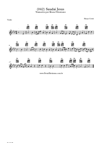 Harpa Cristã  score for Acoustic Guitar