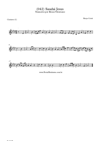 Harpa Cristã  score for Clarinet (C)