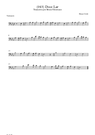 Harpa Cristã  score for Cello