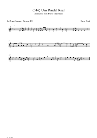 Harpa Cristã  score for Clarinet (Bb)