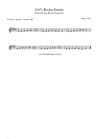 Harpa Cristã  score for Clarinet (Bb)