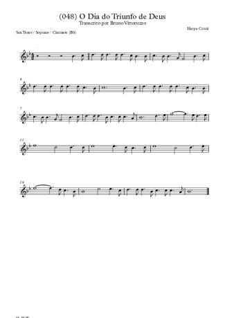 Harpa Cristã  score for Clarinet (Bb)