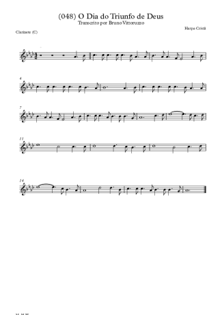 Harpa Cristã  score for Clarinet (C)