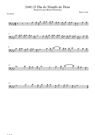 Harpa Cristã  score for Trombone