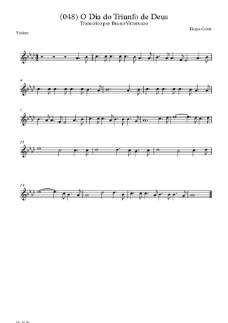 Harpa Cristã  score for Violin