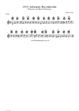 Harpa Cristã  score for Acoustic Guitar