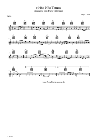 Harpa Cristã  score for Acoustic Guitar