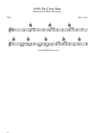 Harpa Cristã  score for Acoustic Guitar