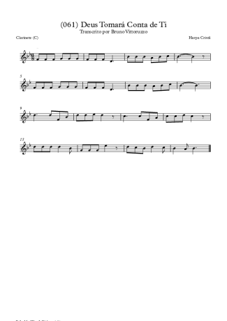 Harpa Cristã  score for Clarinet (C)