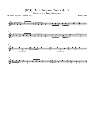 Harpa Cristã  score for Tenor Saxophone Soprano (Bb)